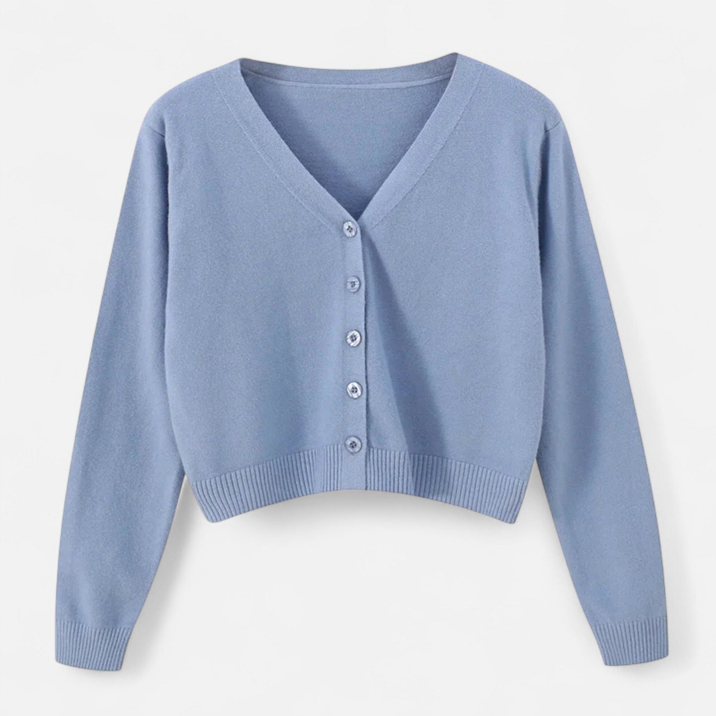 Cardigan Femme Maille Col V Intemporel
