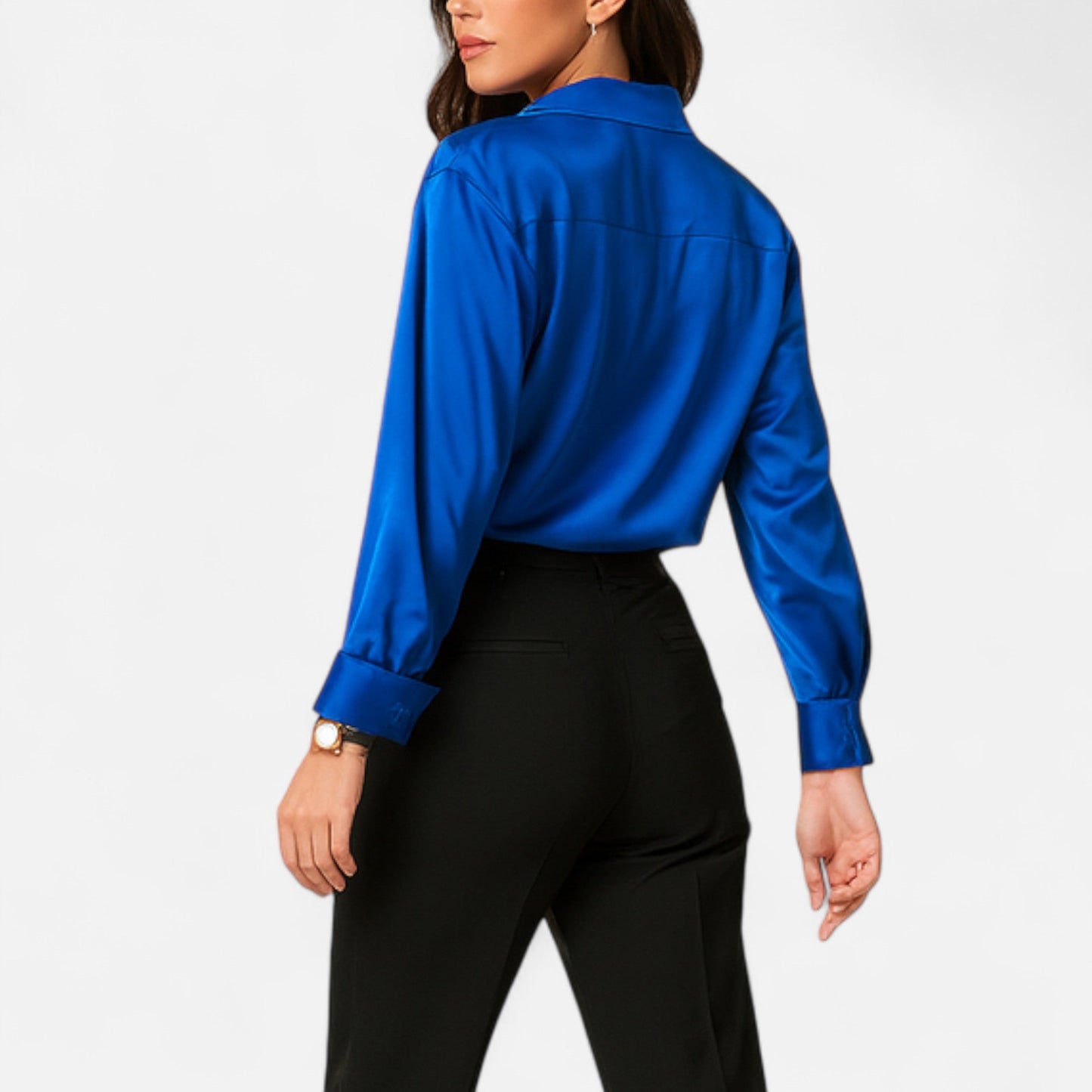 Chemise Femme Slim Satin Héritage Classique
