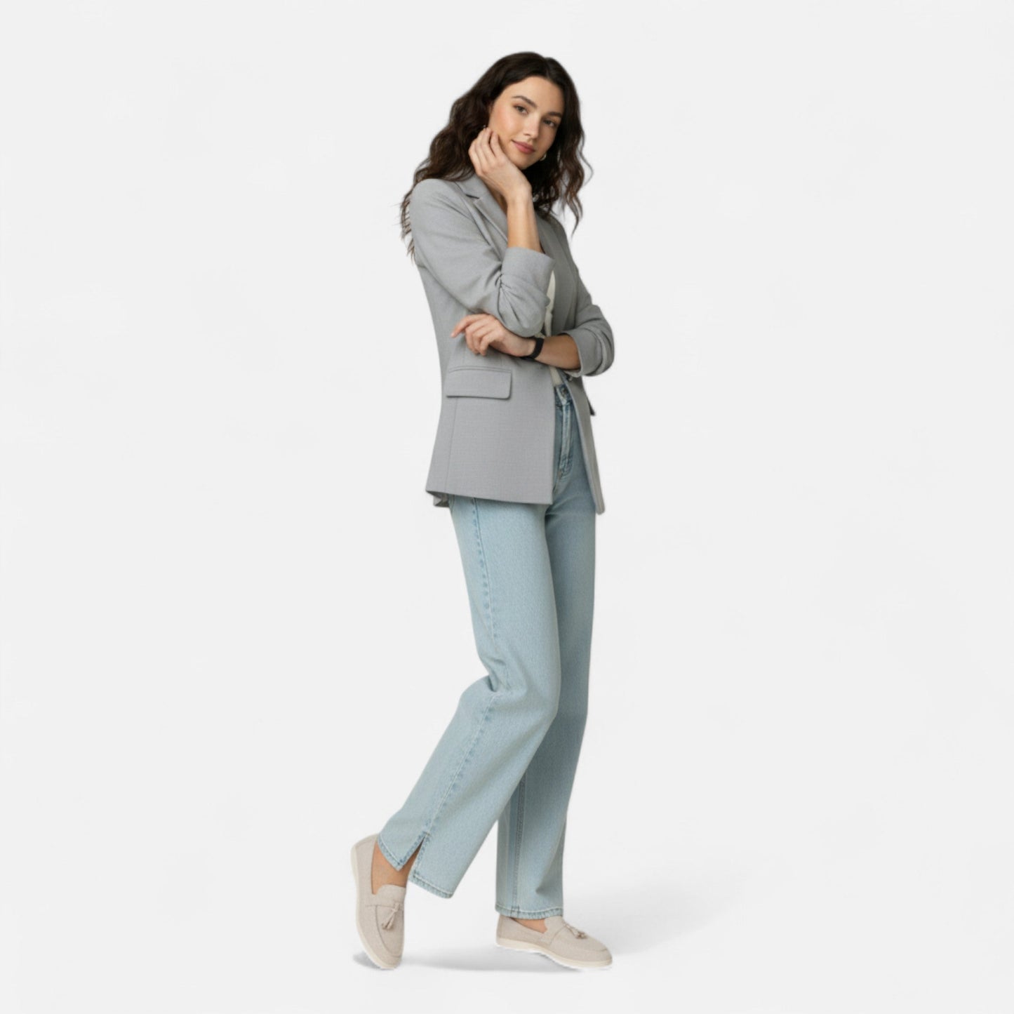 Mocassins Femme Semelle Épaisse Élégance Rétro