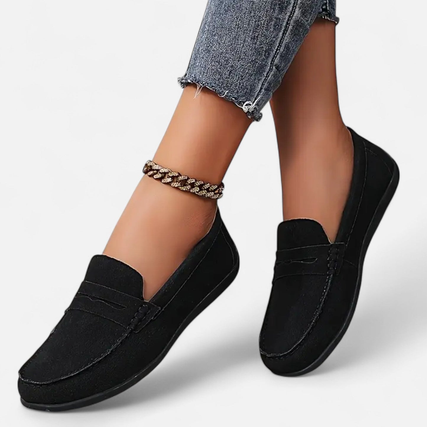 Mocassins Femme Daim Élégance Intemporelle