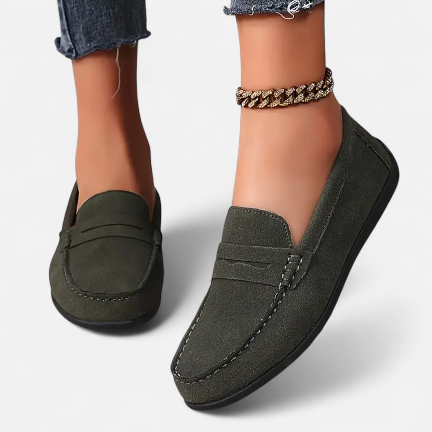 Mocassins Femme Daim Élégance Intemporelle