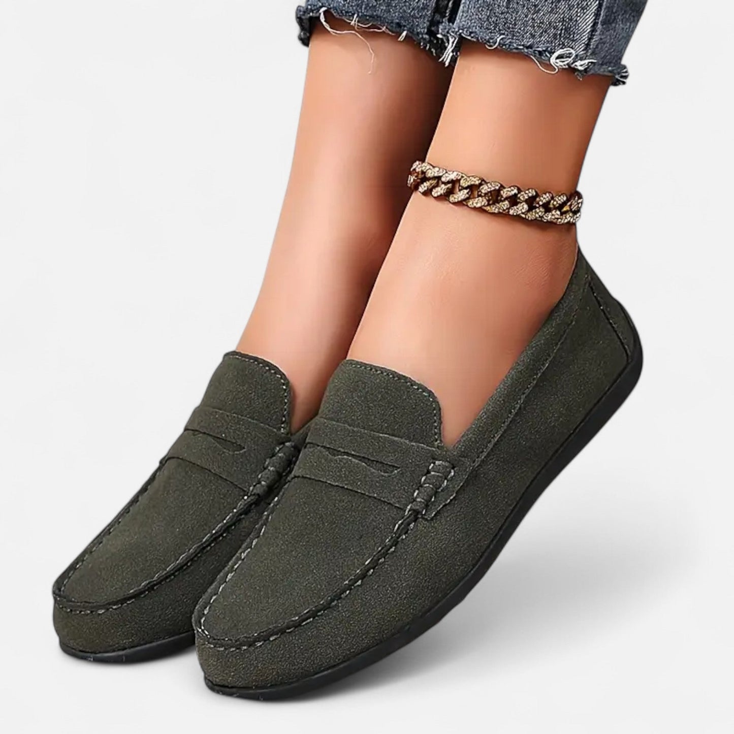 Mocassins Femme Daim Élégance Intemporelle