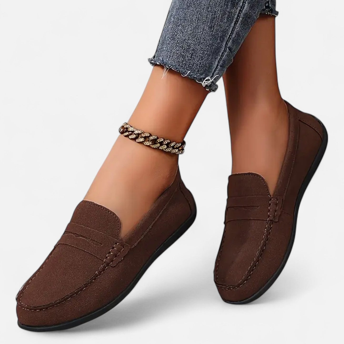 Mocassins Femme Daim Élégance Intemporelle