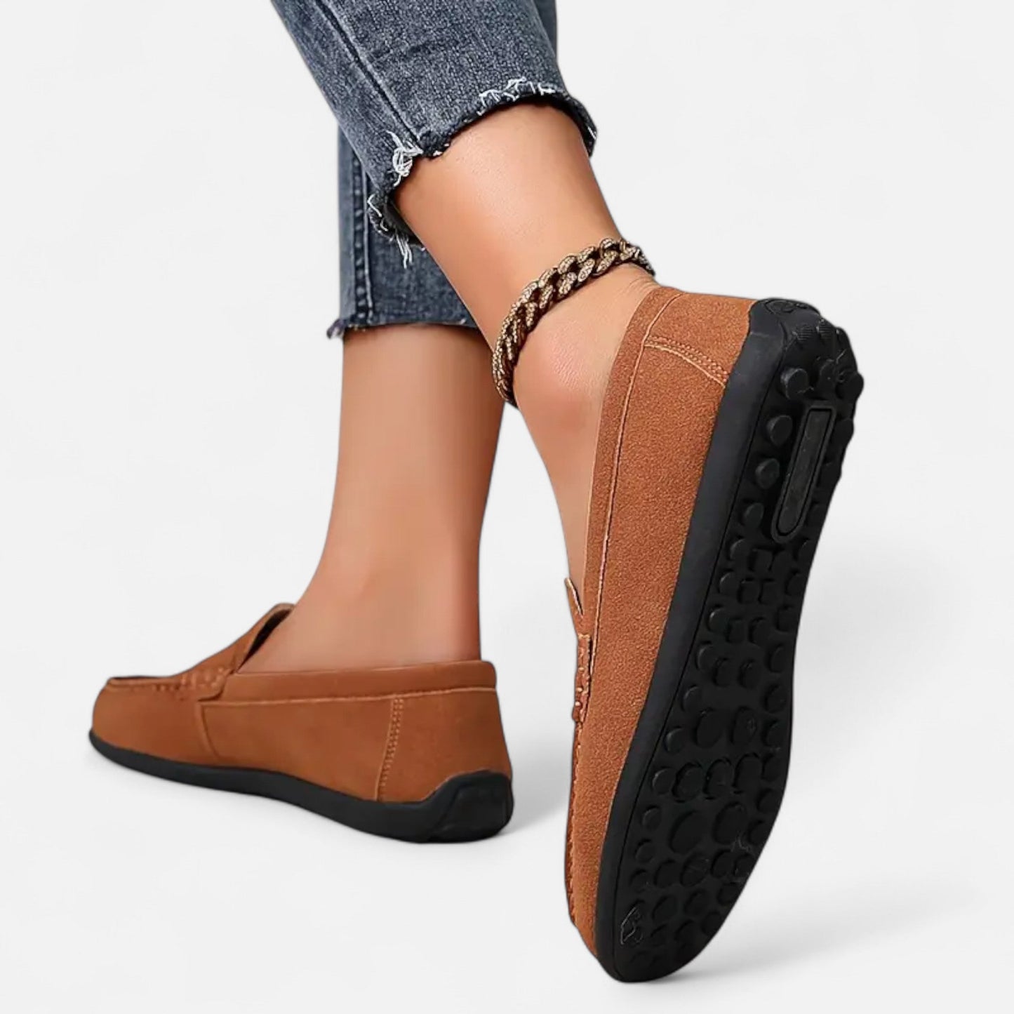 Mocassins Femme Daim Élégance Intemporelle