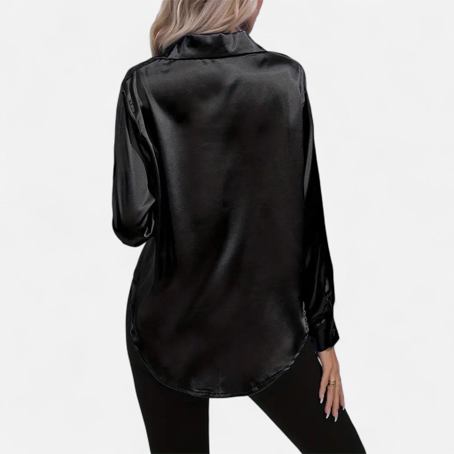 Chemise Femme Satin Col Tailleur Élégance