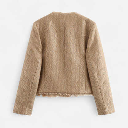 Veste Femme Tweed Élégance Intemporelle