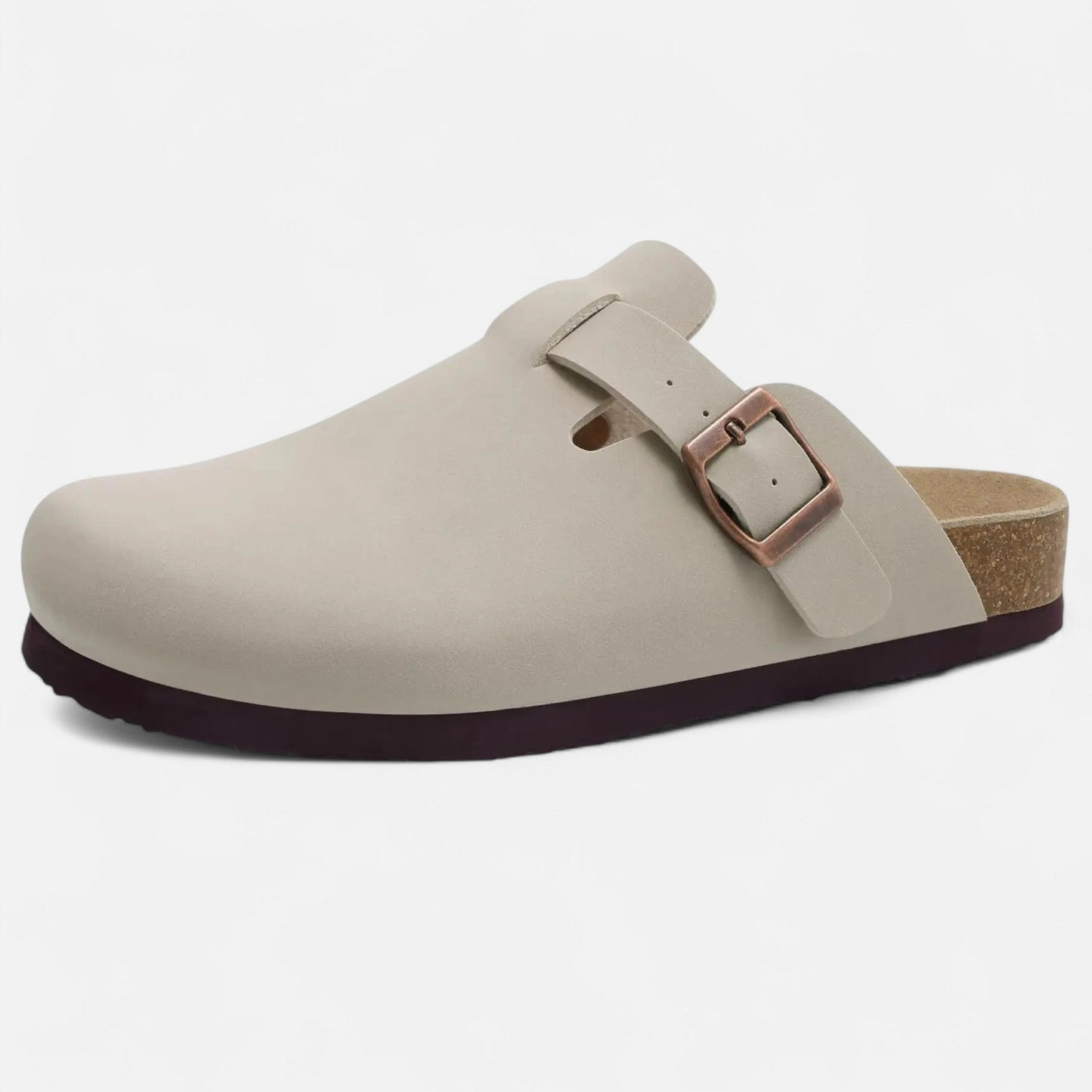 Mules Femme Daim Semelle Liège Classiques