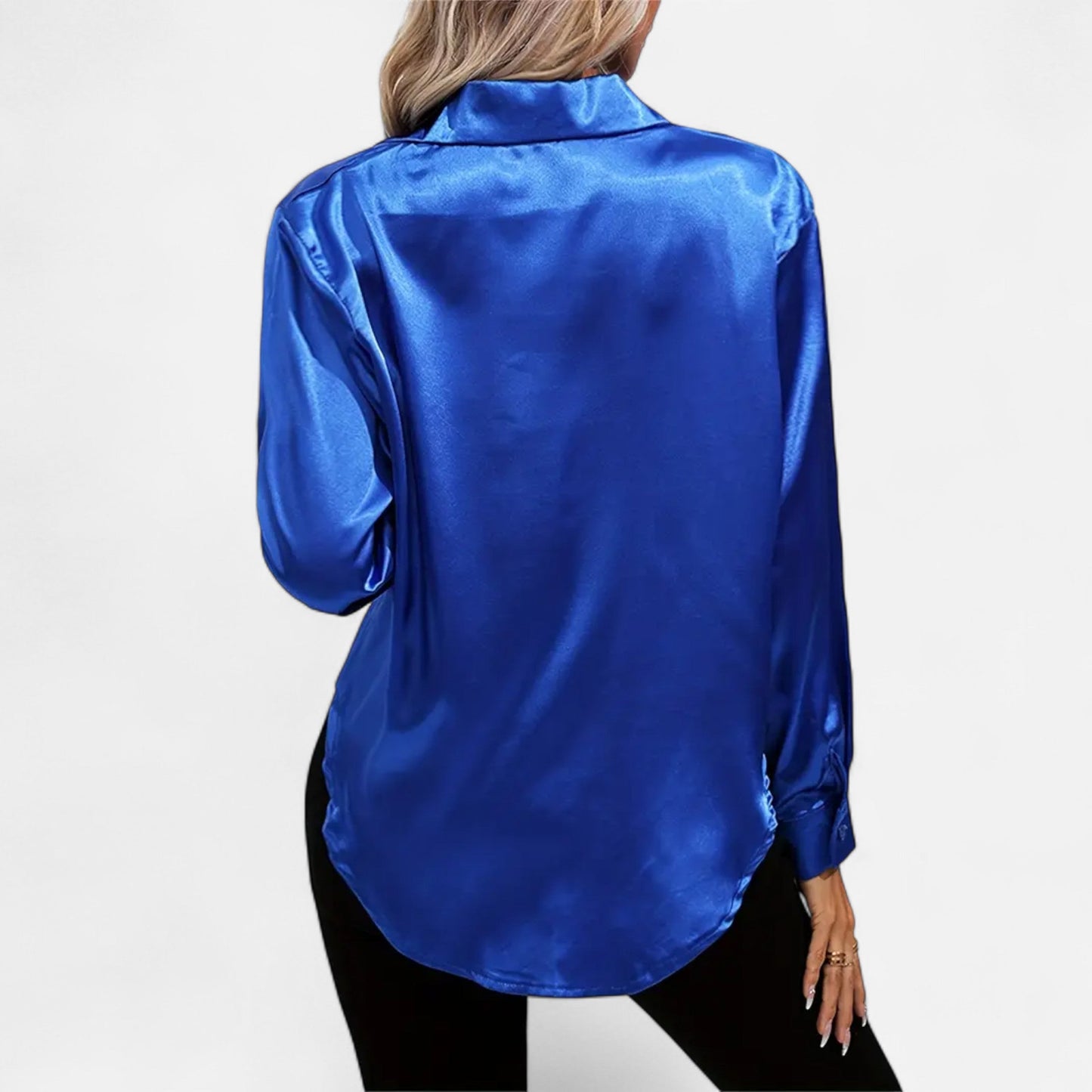 Chemise Femme Satin Col Tailleur